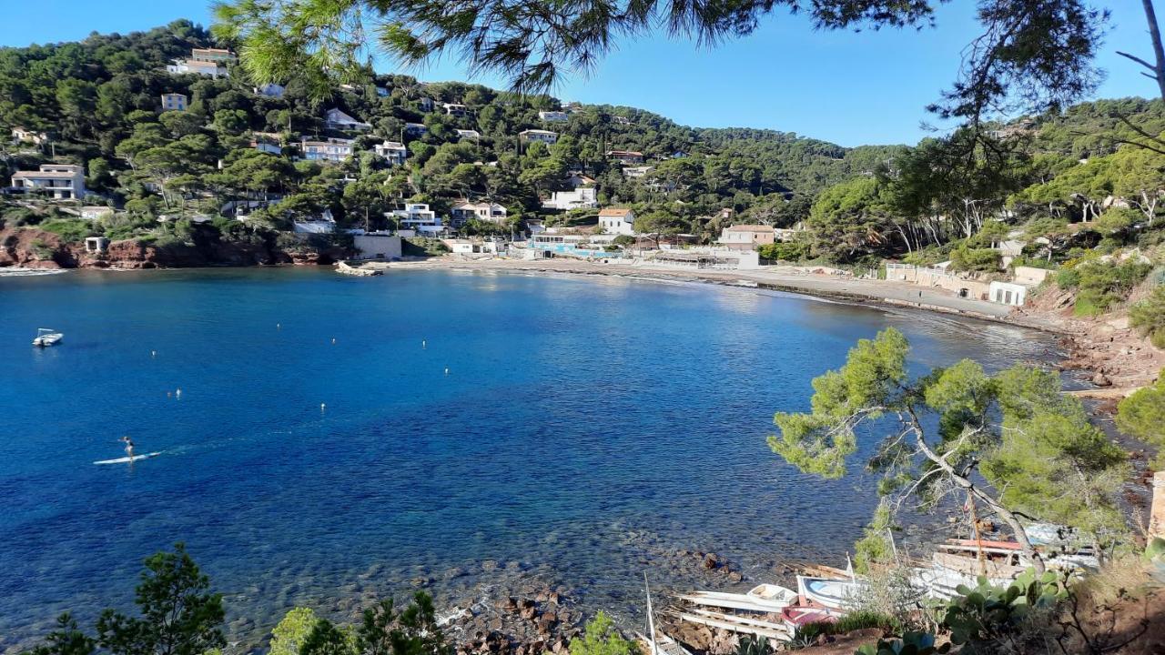 Les Bois Flottes . Plage De La Verne La Seyne-sur-Mer Buitenkant foto
